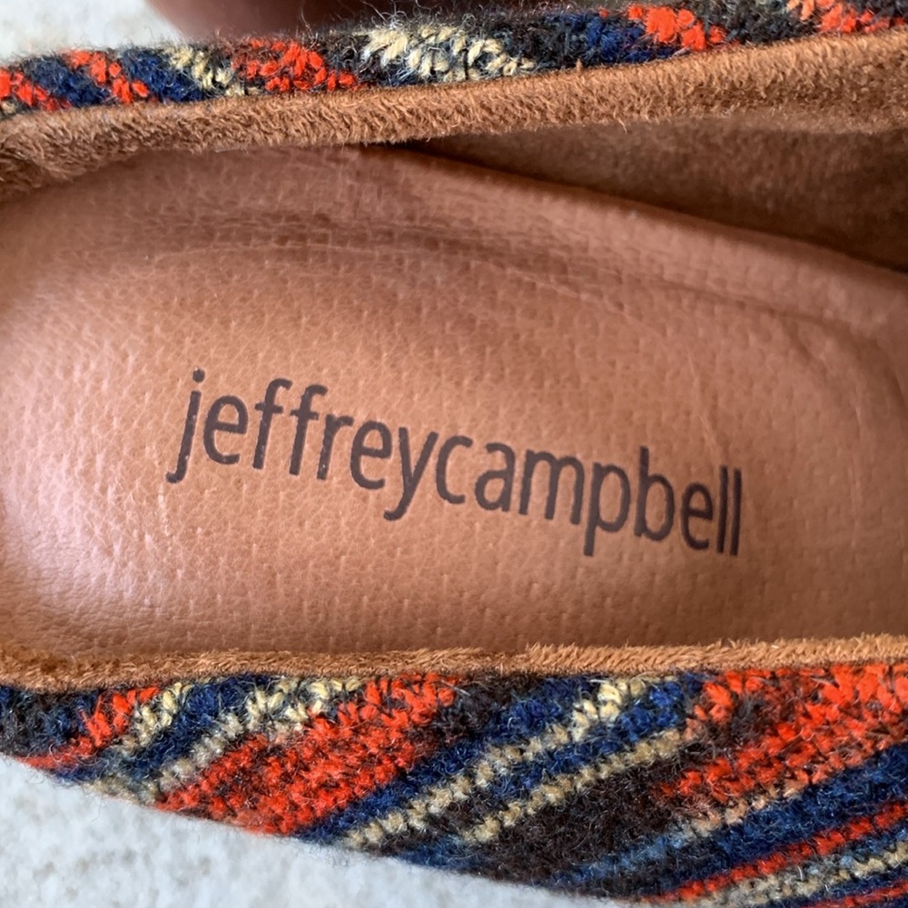 Jeffrey Campbell Yucca Striped Multi Colored Heeled Mules - Picture 5 of 16